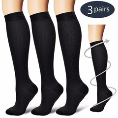 15-20 mmhg Hose Compression Socks for women Pain Relief Calf Leg Foot Full Toe