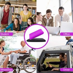 Large Gel Seat Cushion for Long Sitting, Soft & Breathable, Wheelchair & Office