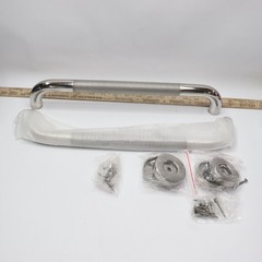 (2-Pk) Grab Bar Knurled Chrome 16″