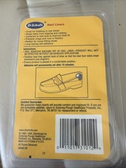 Dr Scholls # 31012 Womens & Mens Heel Liners 1 Pair Factory Sealed NOS 48966-51