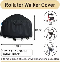 Rollator Walker Cover for Seniors – Dustproof & Waterproof, Fits Rolling Rollato
