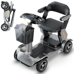 GLIDEZONE Peak 1000W 4Wheel Mobility Scooter Wheelchair Device 35Mi Travel/Elder