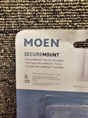 (QTY 3) Moen SMA1005CH SecureMount Grab Bar Mounting Anchors Stainless Steel