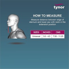 Tynor Ergonomic Contoured Cervical Pillow Universal Size For Neck/Shoulder Pain