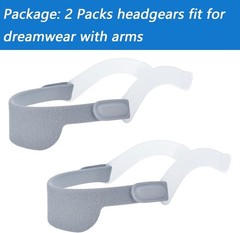 Replacement Headgear Straps – Soft Elastic Design, 2-Pack for Dreamwear Fit