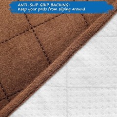 2 Pack Waterproof Incontinence Chair Pads 22″x21″ Reusable Washable Seat Cover