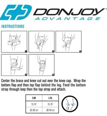 DonJoy Advantage Stabilizing Hinged Knee Wrap