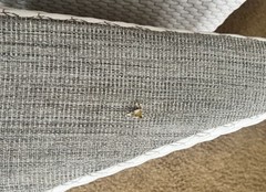 2 Brentwood Home Wedge Pillows 10” – Gray 24x24x10 Medium Firm