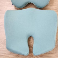 CUSHION LAB Pressure Relief Seat Cushion / Back Relief Lumbar Pillow Green