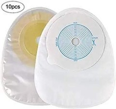 Comfortable Disposable Colostomy Bags – Closed Stoma, 10 Pack (20-65mm Fit)