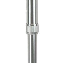 Blue Jay Silver Offset Cane with Soft Foam Handle & Wrist Strap Comfortable