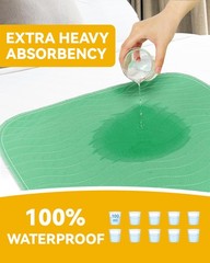 Washable Underpads Waterproof, 4 Pack 36″ x36“ Heavy Absorbency Incontinence…
