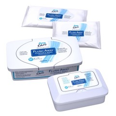 Flush Away Adult Flushable Personal Wipe 9 x 13″ 1321 1 Pack 60 Wipes