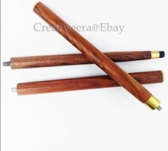 Vintage Designer Brass Handle Antique Style Victorian Cane Wooden Walking Stick