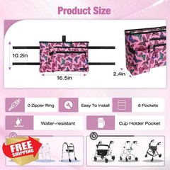 ZHCHG Walker Bag Light Pink Cup Holder