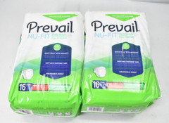Lot of 2 Prevail Nu-Fit Daily Briefs Medium 32″-44″ Maximum Absorbency 16/Pack