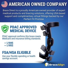 Brace Align Apex ACL Stabilizer Knee Brace L1845 Right Leg Large – NIB