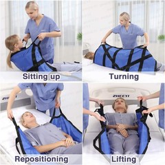 ZHEEYI Multipurpose 43″ x 36″ Positioning Bed Pad with x 36″, Blue