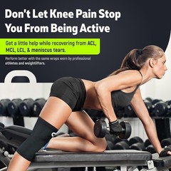 Lightweight Ergonomic Knee Brace Pair – Non-Slip Compression for Active Recovery