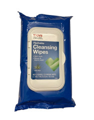 CVS HEALTH BRAND Flushable Cleansing Wipes w/ Aloe 42 IN each pack -1 PACK NEW