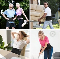 Fajas Para Hombres De Trabajo Que Trabajan Apoyando Espalda Baja Correas Doble @