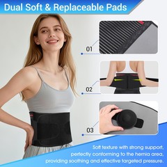 Umbilical Hernia Belt for Men & Women Abdominal Binder Naval Pre Post Surgery US