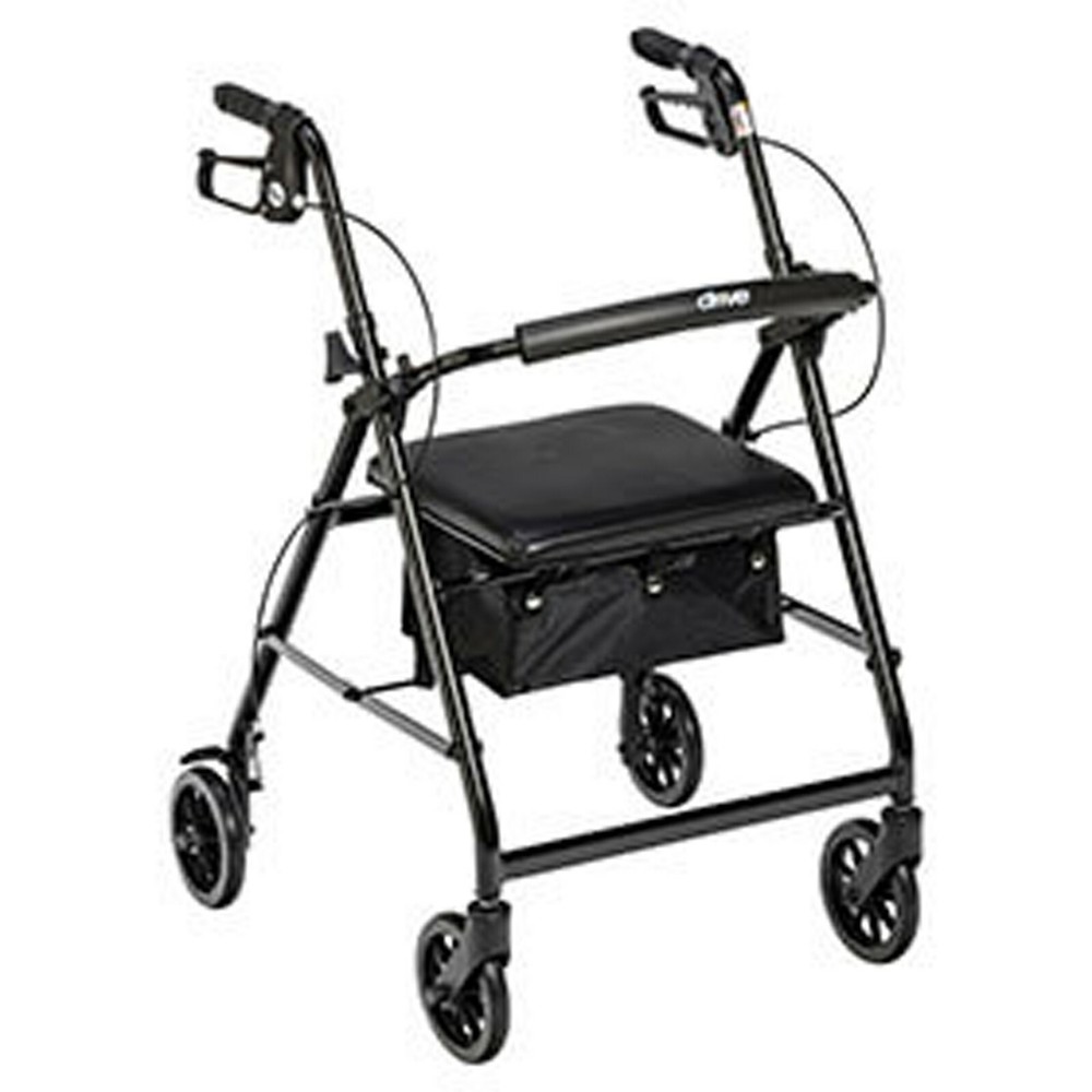 Lightweight 4 Wheel Rollator Rolling Walker Mobility, Weighs only 12 lbs.