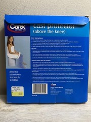 Carex Durable Reusable Latex-Free Plastic Cast Protector (Above The Knee) 31 in