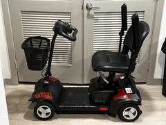 SLIGHTLY USED Drive Scout LT-4 Wheel Scooter 300 lb Capacity 9 Mile Range Black