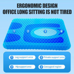 Honeycomb Gel Seat Cushion 2.5cm Thick | Cooling, Orthopedic Support