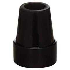 Reinforced Rubber Cane Tips, Black, 5/8″ Inch, Pack of 4 Counts