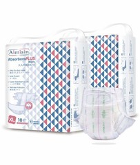 Aimisin Super Absorbency Adult Diaper, Incontinence Diapers with Tabs Men Women