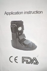 Walking Fracture Boot Short Protective Boot Fits Left or Right Foot Medium Black