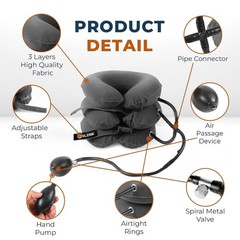 ELESIK Cervical Neck Traction Device, Inflatable Neck Stretcher