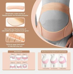Pregnancy Maternity Band Lumbar Back Support Belt Waist Belly Bump Brace Strap