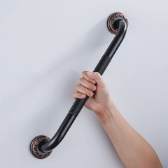 12inch Grab Bar Featuring Antislip Handrail Solid Brass Oil Rubbed Bronze Heavyd