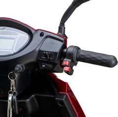 Platinum Mobility Scooter Ships Assembled 500 lb Cap USA Warranty 15 mph Red
