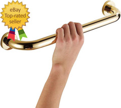 Brass Shower Grab Bar Gold Support Bar Bathroom Hand Safety Handrail for Elderly