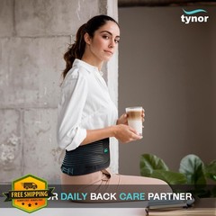 TYNOR Back Brace Lumbar Medium Black