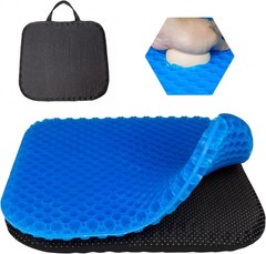 Gel Seat Cushion for Office & Wheelchair – Thick, Soft, and Pain Relief
