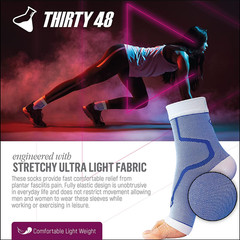 Plantar Fasciitis Compression Socks(1 or 2 Pairs), 20-30 Mmhg Foot Compression S