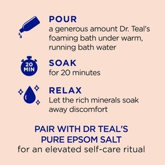 Dr Teal’S Dr Teals Foaming Bath Pure Epsom Salt Stress Relief Ginseng Ginger 34