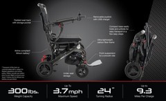 Pride Mobility Jazzy Carbon Featherweight Power Chair