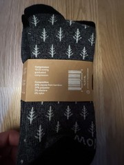 Wellow Premium Bamboo Compression Socks 18-25 mmHg Tree Print Extra Large