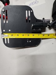 Quickie Iris Tilt-In-Space Manual Wheelchair Footrest With RECEIVERS