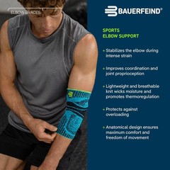 Large Elbow Support for Baseball, Basketball & Tennis – Lightweight & Comfy
