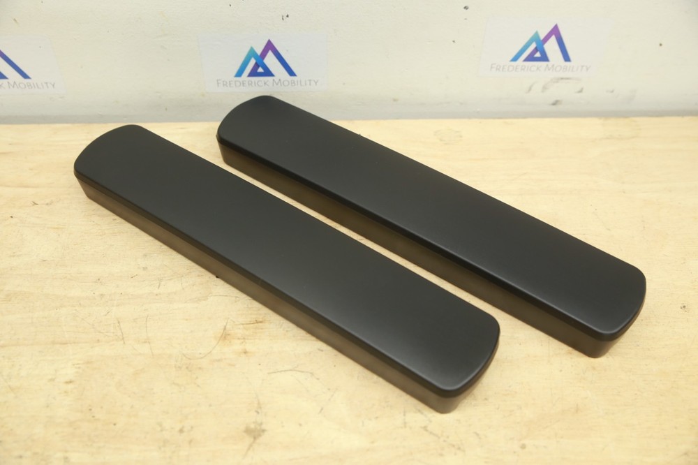 PAIR 14″ Quantum TB3 V3 Armrest Pads & RAILS for Power Chairs – Edge 3, Stretto