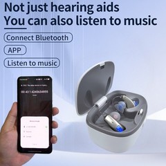 Rechargeable Bluetooth Hearing Aids for Seniors APP Controlled, Noise Cancelling