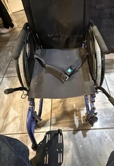 quickie-2 folding wheelchair, Volcanic Wheels & Tnf Grips.