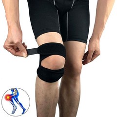 Compression Knee Support Brace Patella Joint Pain Arthritis Relief Sleeve